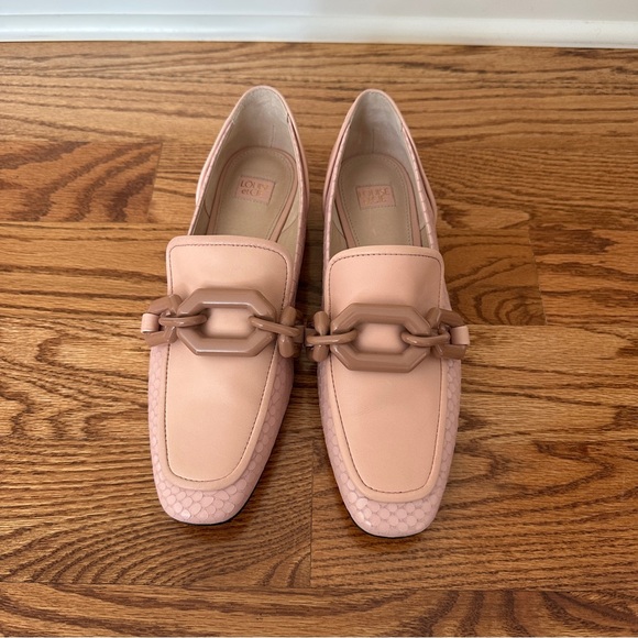Louise et Cie Emlen Pink Leather Chain Loafers for Women Sz9 New never used - Picture 1 of 10